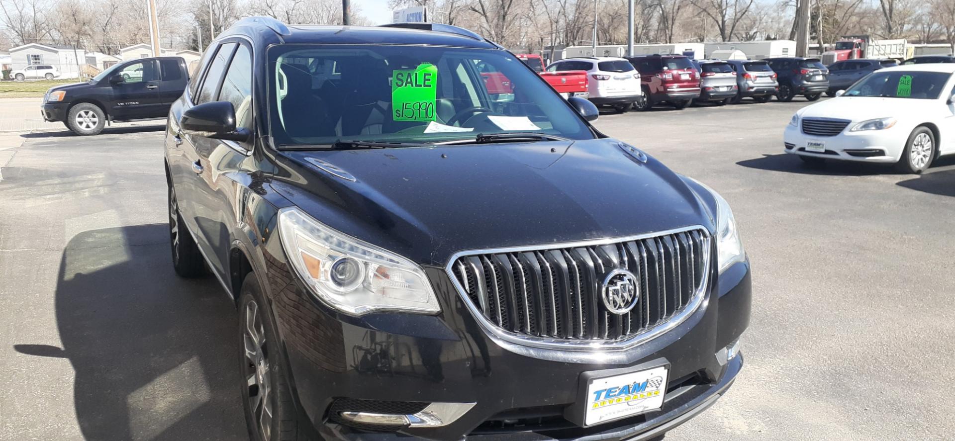 2017 Buick Enclave Leather AWD (5GAKVBKD4HJ) with an 3.6L V6 DOHC 24V engine, 6A transmission, located at 2015 Cambell Street, Rapid City, SD, 57701, (605) 342-8326, 44.066433, -103.191772 - CARFAX AVAILABLE - Photo#5